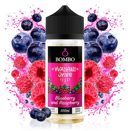 Bombo Wailani Blueberry and Raspberry 100ml